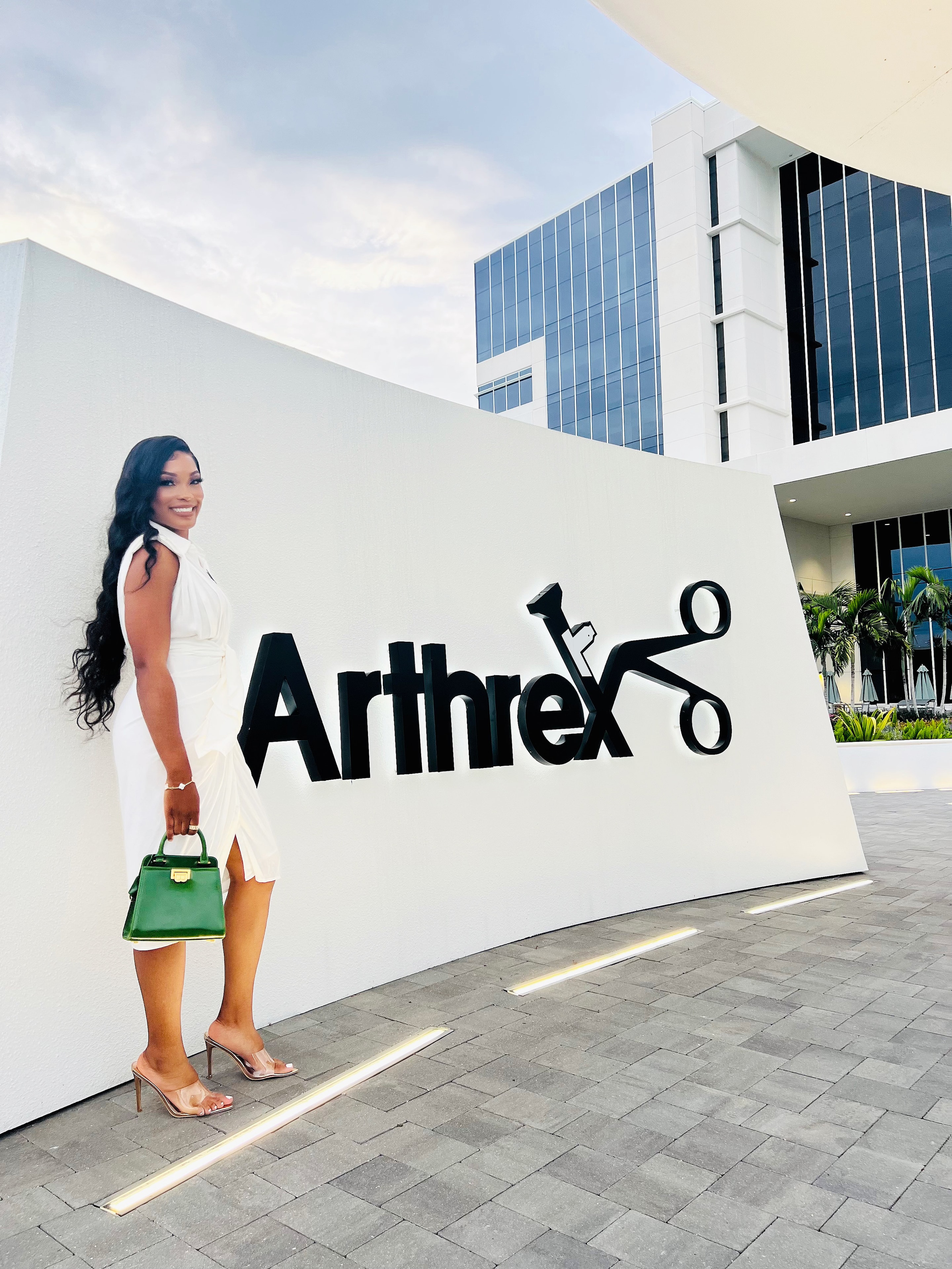 Dr. Deborah Houk at the Arthrex building