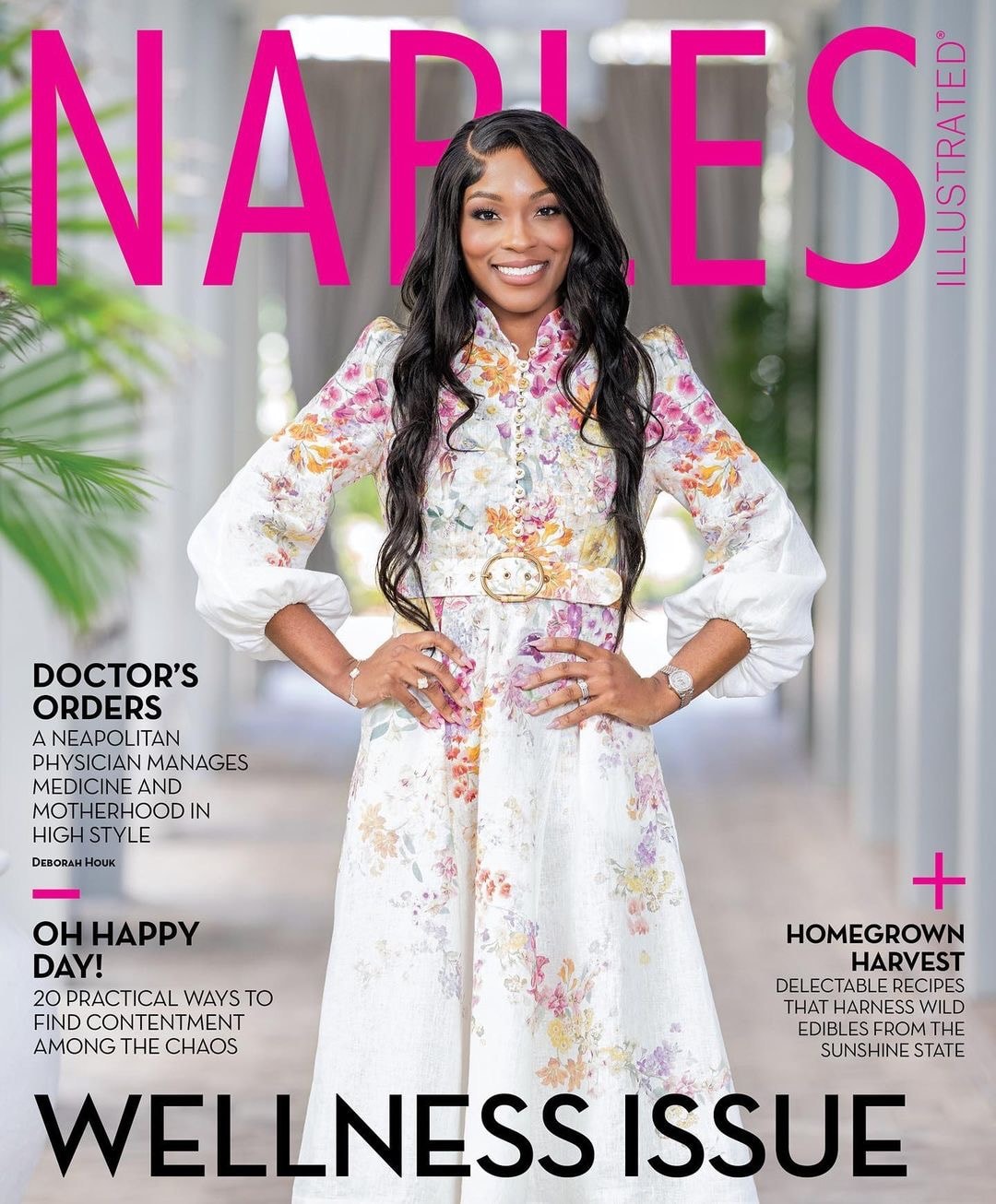 Naples Illustrated Wellness Issue cover — Dr. Deborah Houk